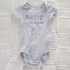 Carter's little brother onesie